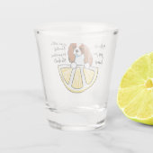 KiniArt Cavalier Life Lemons Shot Glass Shot Glas (Achterkant)