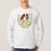 KiniArt Cavalier Life Lemons T-shirt (Voorkant)