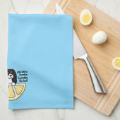 KiniArt Cavalier Life Lemons Theedoek (Quarter Fold)