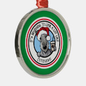 KiniArt Cesky Terrier Kerst Ornament (Rechts)