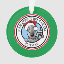 KiniArt Cesky Terrier Kerstmis Ornament