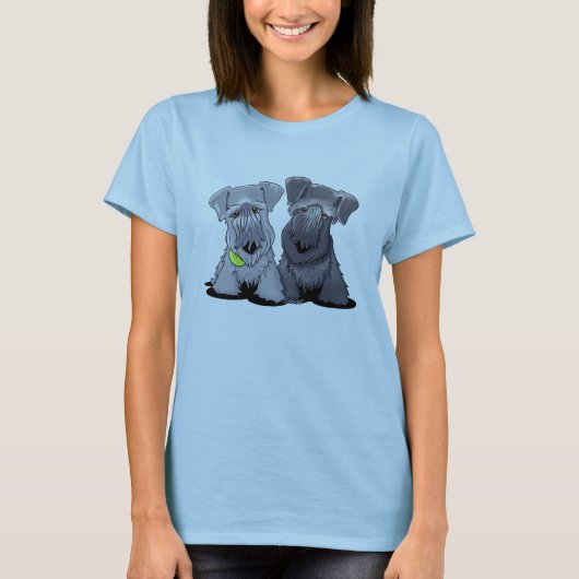 KiniArt Cesky Terriers T-shirt (Voorkant)