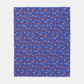 KiniArt Cherries Cherry Blossom Fleece Blanket (Voorkant)