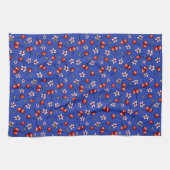 KiniArt Cherries en Blossom Kitchen Towel Theedoek (Horizontaal)