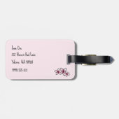 KiniArt Cherry Blossom Bagagelabel (Achterkant horizontaal)