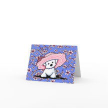 KiniArt Cherry Blossom Bichon Frise