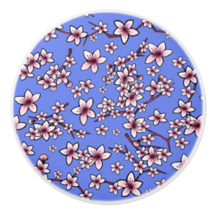 KiniArt Cherry Blossom Keramische Knop