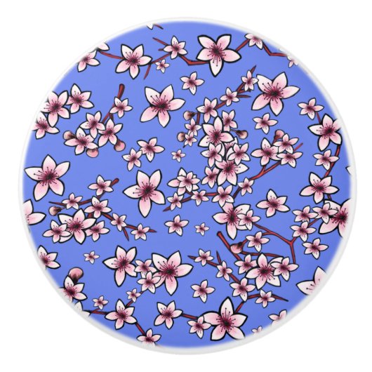 KiniArt Cherry Blossom Keramische Knop (Voorkant)