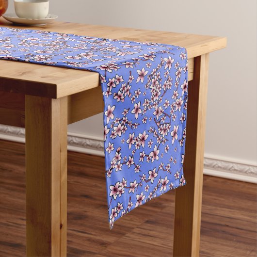 KiniArt Cherry Blossom Short Table Runner Medium Tafelloper (Voorbeeld)