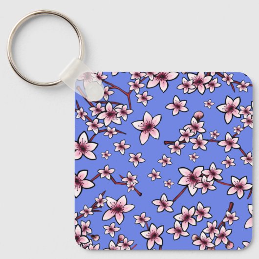 KiniArt Cherry Blossom Sleutelhanger (Voorkant)