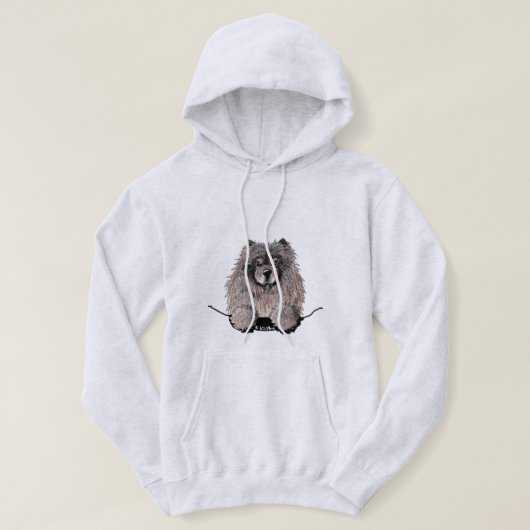 KiniArt Chow-trui Hoodie (Design voorkant)
