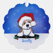 KiniArt Christmas Havanese Ornament Kaart (Achterkant)