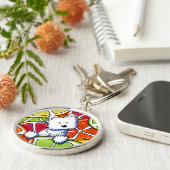 KiniArt Citrus Westie Sleutelhanger (Zijkant)