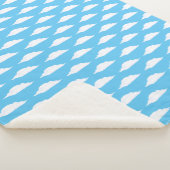 KiniArt Clouds Sherpa Blanket Sherpa Deken (3/4)