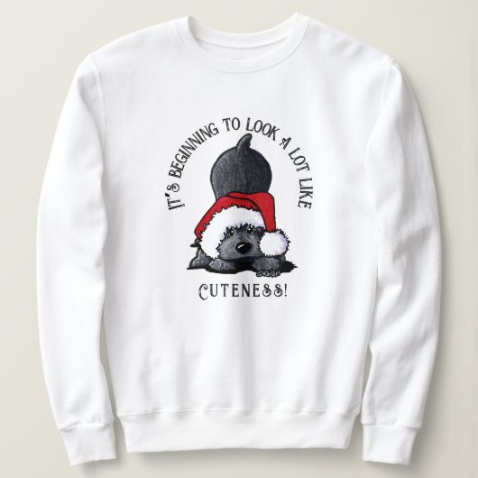 KiniArt Cocker Spaniel Kerst T-shirt (Design voorkant)