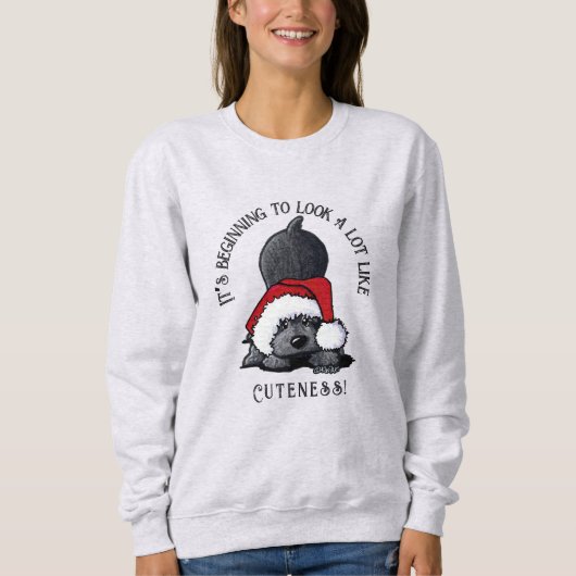 KiniArt Cocker Spaniel kerstshirt Trui (Voorkant)