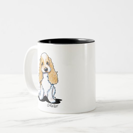 KiniArt Cocker Spaniel Mok (Voorkant links)