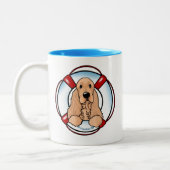 KiniArt Cocker Spaniel Rescue Mok (Links)
