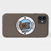 KiniArt Coffee Cairn Hoesje-Mate iPhone Case (Achterkant (horizontaal))