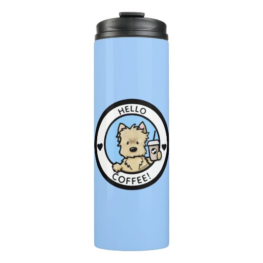 KiniArt Coffee Cairn Thermal Tumbler Thermosbeker (Voorkant)