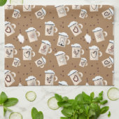 KiniArt Coffee Lover Kitchen Towel Theedoek (Gevouwen)
