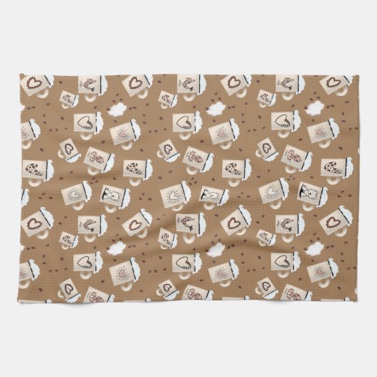 KiniArt Coffee Lover Kitchen Towel Theedoek (Horizontaal)