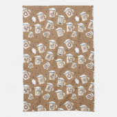 KiniArt Coffee Lover Kitchen Towel Theedoek (Verticaal)