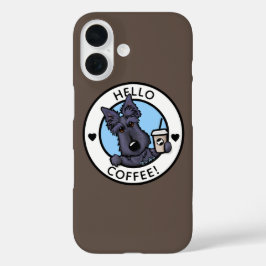 KiniArt Coffee Scottie Hoesje-Mate iPhone Case