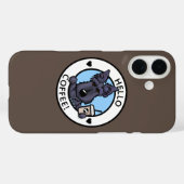 KiniArt Coffee Scottie Hoesje-Mate iPhone Case (Achterkant (horizontaal))