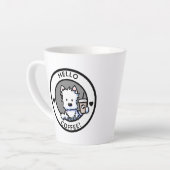 KiniArt Coffee Westie Latte Mok (Linkerhoek)