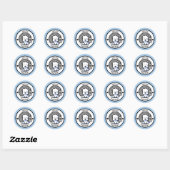 KiniArt Coffee Westie Stickers (Vel)