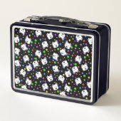 KiniArt Confetti Westie Lunchbox (Achterkant)