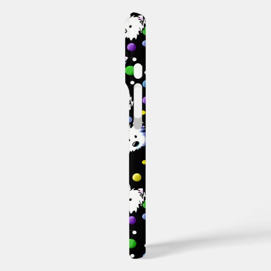 KiniArt Confetti Westies Case-Mate iPhone Case (Achterkant / Links)
