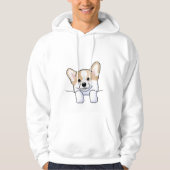 KiniArt Corgi Pocket Puppy Hoodie (Voorkant)