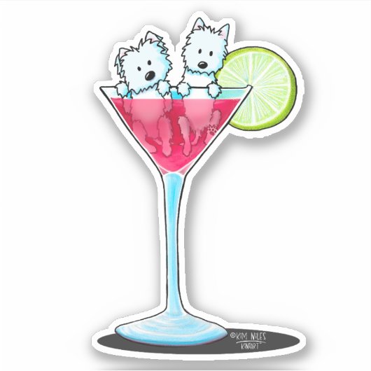 KiniArt Cosmo trio Sticker (Voorkant)