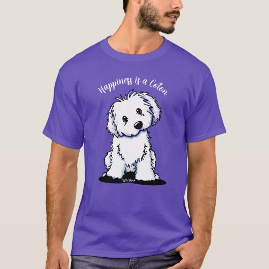 KiniArt Coton de Tulear T-Shirt (Voorkant)