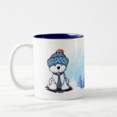 KiniArt Coton de Tulear Winter Mok (Links)