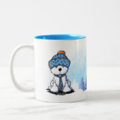 KiniArt Coton de Tulear Winter Mok (Links)
