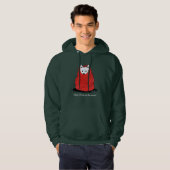 KiniArt Cozy Winter Westie Terrier Hoodie (Voorkant volledig)