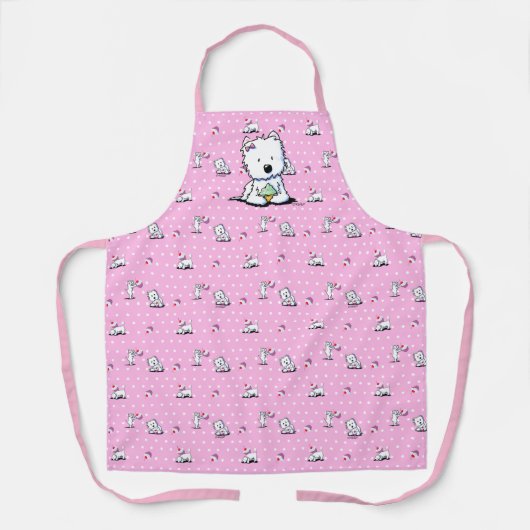 KiniArt Cupcake Westie All-Over Print Schort (Voorkant)