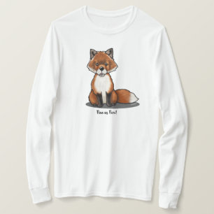 KiniArt Cute Fox T-Shirt