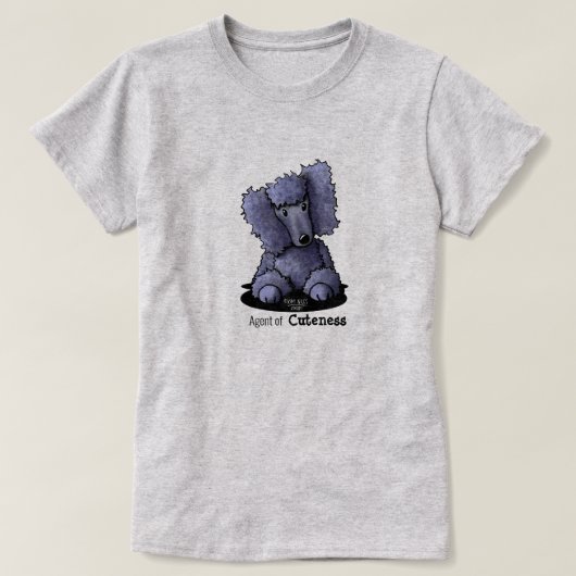 KiniArt Cute Poodle T-Shirt (Design voorkant)