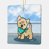 KiniArt Cutieface Cairn Ceramic Ornament (Links)