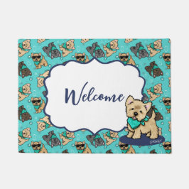 KiniArt Cutieface Cairn Doormat Deurmat