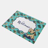 KiniArt Cutieface Cairn Doormat Deurmat (Schuin)