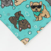 KiniArt Cutieface Cairn Fleece Blanket (Hoek)