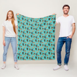 KiniArt Cutieface Cairn Fleece Blanket Deken