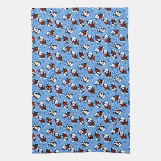 KiniArt Cutieface Havanese Kitchen Towel Theedoek (Verticaal)