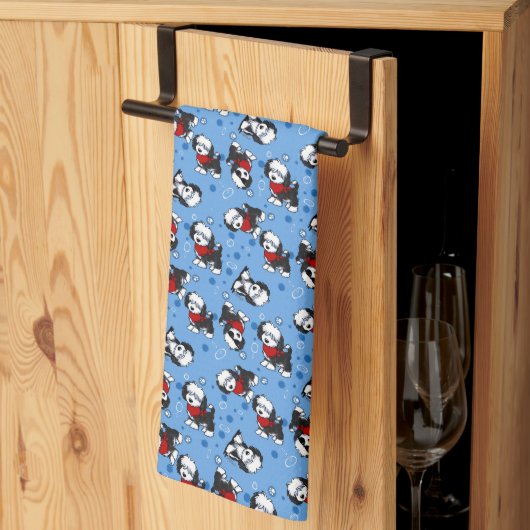 KiniArt Cutieface Havanese Kitchen Towel Theedoek (Derde Gevouwen)