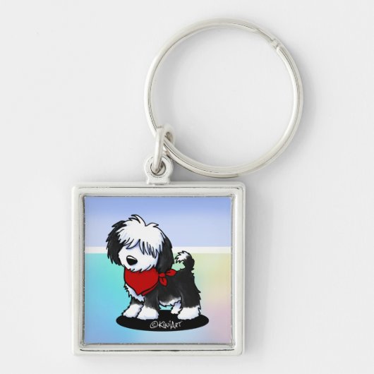 KiniArt Cutieface Havanese Sleutelhanger (Voorkant)